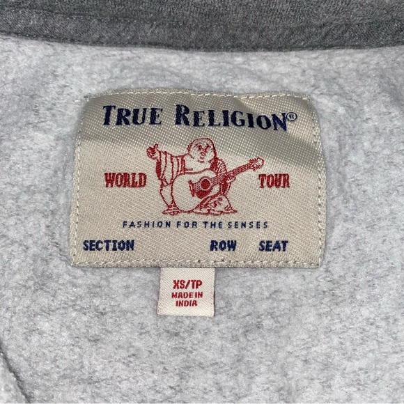 True Religion Cropped Zip up Sweater. Women’s xs - Picture 5 of 11